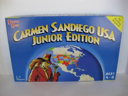 Carmen Sandiego USA Junior Edition (1998) - Board Game